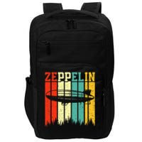 Retro Zeppelin 70s 80s Dirigible Airship Zepelin Impact Tech Backpack