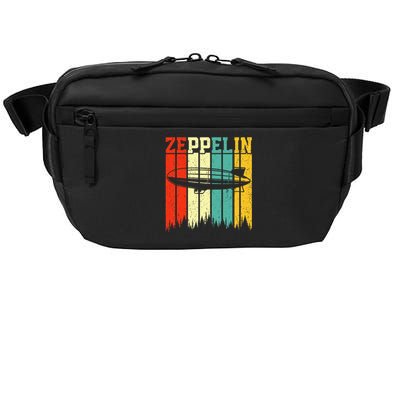 Retro Zeppelin 70s 80s Dirigible Airship Zepelin Crossbody Pack