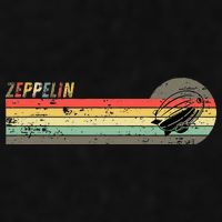 Retro Zeppelin 70s 80s Dirigible Ladies PosiCharge Tri-Blend Wicking Tank