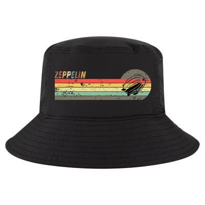 Retro Zeppelin 70s 80s Dirigible Cool Comfort Performance Bucket Hat