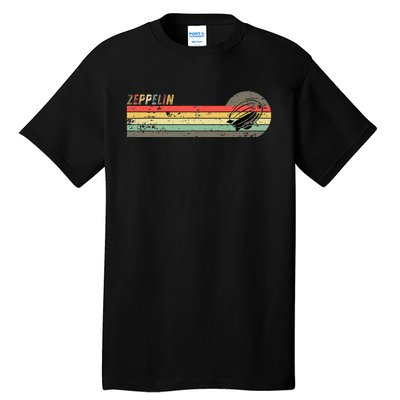 Retro Zeppelin 70s 80s Dirigible Tall T-Shirt