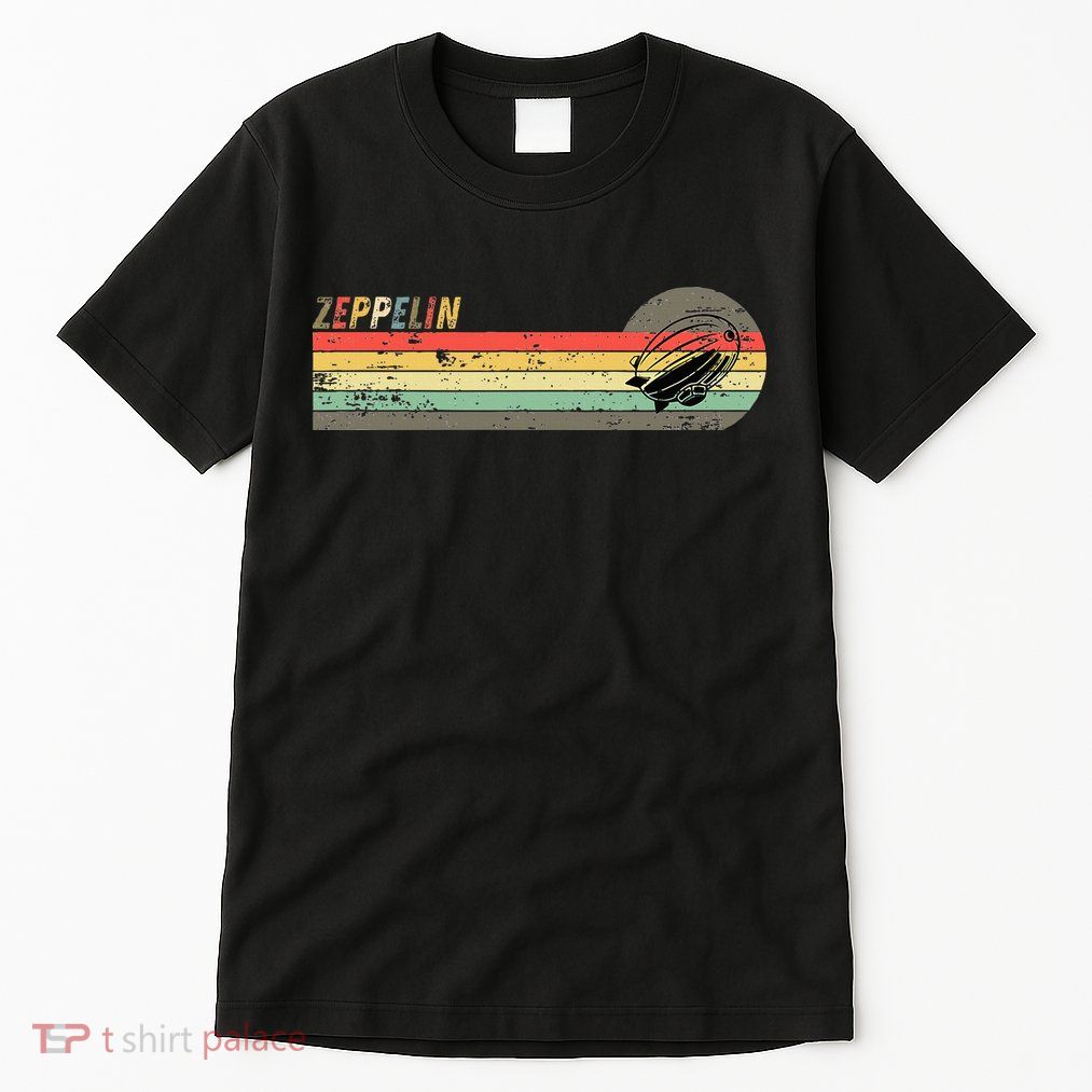 Retro Zeppelin 70s 80s Dirigible Tall T-Shirt