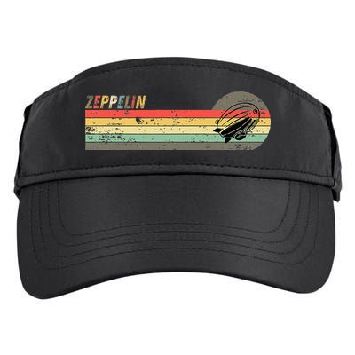 Retro Zeppelin 70s 80s Dirigible Adult Drive Performance Visor