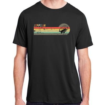 Retro Zeppelin 70s 80s Dirigible Adult ChromaSoft Performance T-Shirt