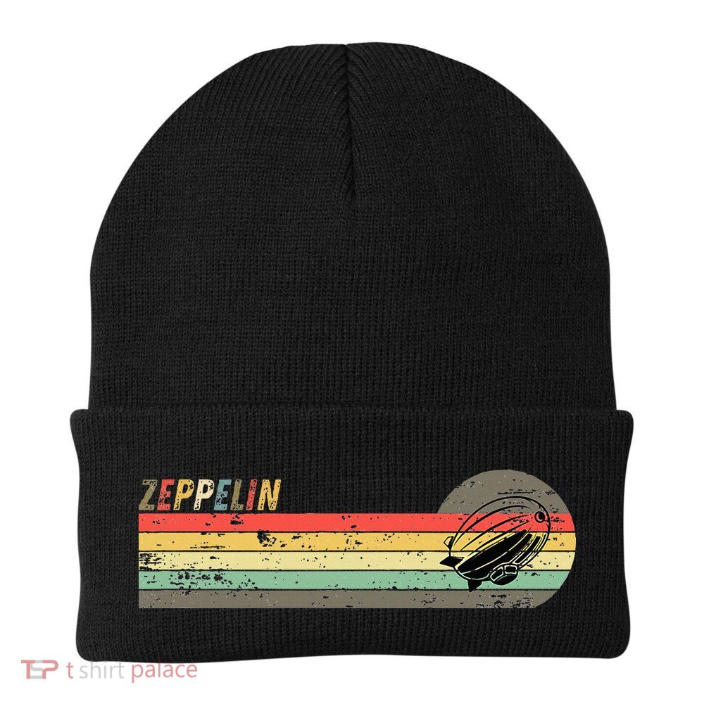 Retro Zeppelin 70s 80s Dirigible Beanie