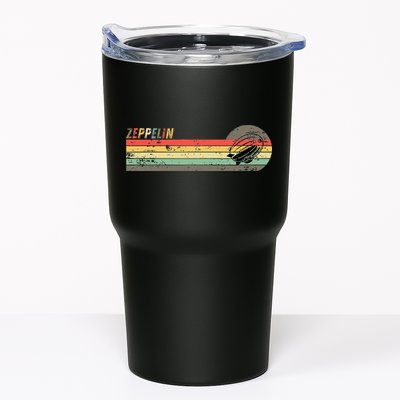 Retro Zeppelin 70s 80s Dirigible Tumbler