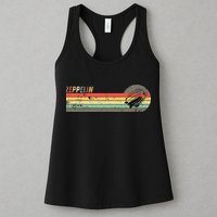 Retro Zeppelin 70s 80s Dirigible Womens Tank Top