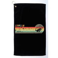 Retro Zeppelin 70s 80s Dirigible Golf Towel