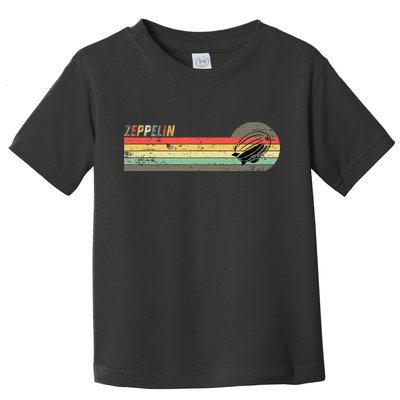Retro Zeppelin 70s 80s Dirigible Toddler T-Shirt