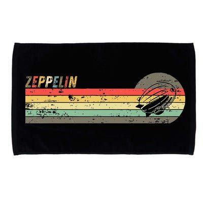 Retro Zeppelin 70s 80s Dirigible Microfiber Hand Towel