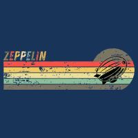Retro Zeppelin 70s 80s Dirigible Infant Baby Jersey Bodysuit