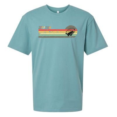 Retro Zeppelin 70s 80s Dirigible Sueded Cloud Jersey T-Shirt