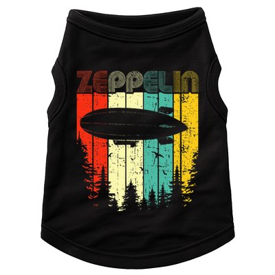 Retro Zeppelin 70s 80s Dirigible Airship Zepelin Zepplin Doggie Tank