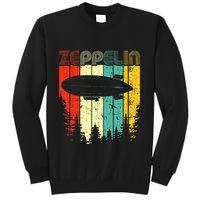 Retro Zeppelin 70s 80s Dirigible Airship Zepelin Zepplin Sweatshirt