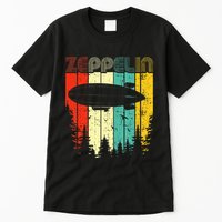 Retro Zeppelin 70s 80s Dirigible Airship Zepelin Zepplin Tall T-Shirt