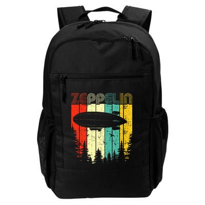 Retro Zeppelin 70s 80s Dirigible Airship Zepelin Zepplin Backpack