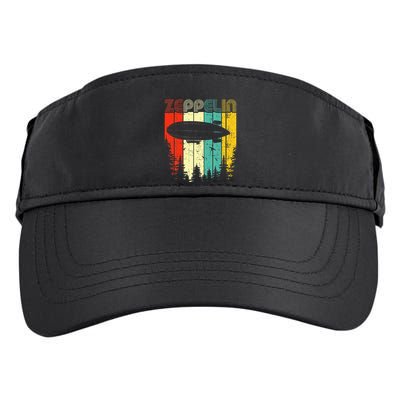 Retro Zeppelin 70s 80s Dirigible Airship Zepelin Zepplin Adult Drive Performance Visor