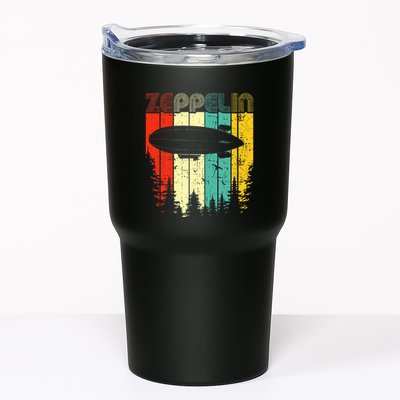 Retro Zeppelin 70s 80s Dirigible Airship Zepelin Zepplin Tumbler