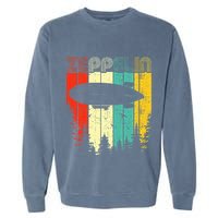 Retro Zeppelin 70s 80s Dirigible Airship Zepelin Zepplin Garment-Dyed Sweatshirt