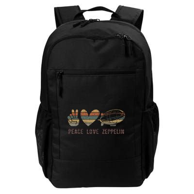 Retro Zeppelin 70s Dirigible Blimp Airship Zepelin Zepplin Daily Commute Backpack