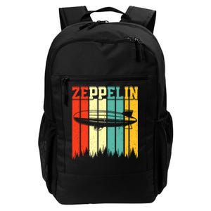 Retro Zeppelin 70s 80s Dirigible Airship Zepelin Zepplin Daily Commute Backpack