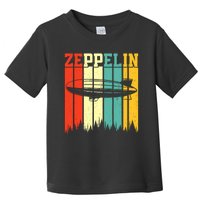 Retro Zeppelin 70s 80s Dirigible Airship Zepelin Zepplin Toddler T-Shirt