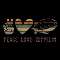 Retro Zeppelin 70s Dirigible Blimp Airship Zepelin Drawstring Bag