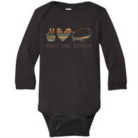 Retro Zeppelin 70s Dirigible Blimp Airship Zepelin Baby Long Sleeve Bodysuit