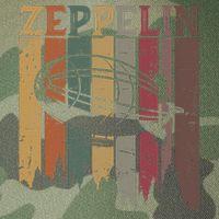Retro Zeppelin 70s 80s Dirigible Airship Zepelin Zepplin Legacy Tie Dye Trucker Hat