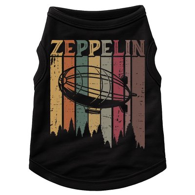 Retro Zeppelin 70s 80s Dirigible Airship Zepelin Zepplin Doggie Tank