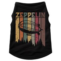 Retro Zeppelin 70s 80s Dirigible Airship Zepelin Zepplin Doggie Tank