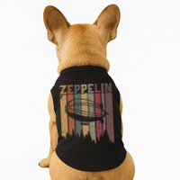 Retro Zeppelin 70s 80s Dirigible Airship Zepelin Zepplin Doggie Tank
