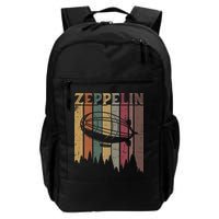 Retro Zeppelin 70s 80s Dirigible Airship Zepelin Zepplin Backpack