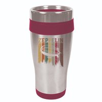 Retro Zeppelin 70s 80s Dirigible Airship Zepelin Zepplin 16oz Travel Tumbler