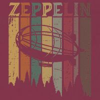 Retro Zeppelin 70s 80s Dirigible Airship Zepelin Zepplin 16oz Travel Tumbler