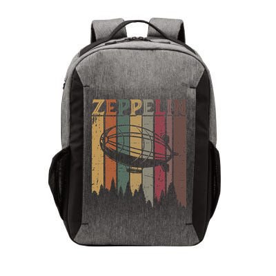 Retro Zeppelin 70s 80s Dirigible Airship Zepelin Zepplin Vector Backpack