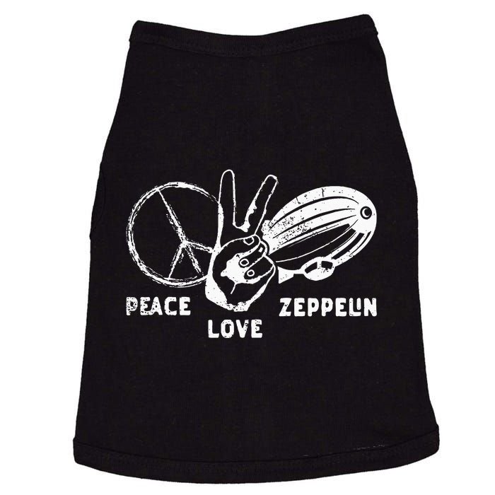 Retro Zeppelin 70s 80s Dirigible Airship Zepelin Zepplin Doggie Tank