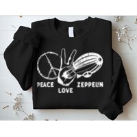 Retro Zeppelin 70s 80s Dirigible Airship Zepelin Zepplin Sweatshirt