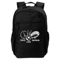 Retro Zeppelin 70s 80s Dirigible Airship Zepelin Zepplin Backpack