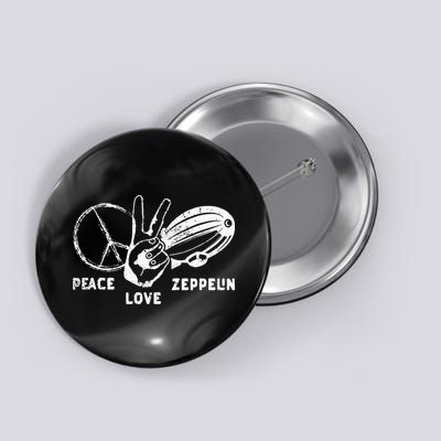 Retro Zeppelin 70s 80s Dirigible Airship Zepelin Zepplin Button