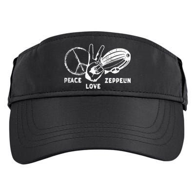 Retro Zeppelin 70s 80s Dirigible Airship Zepelin Zepplin Adult Drive Performance Visor