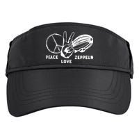 Retro Zeppelin 70s 80s Dirigible Airship Zepelin Zepplin Adult Drive Performance Visor