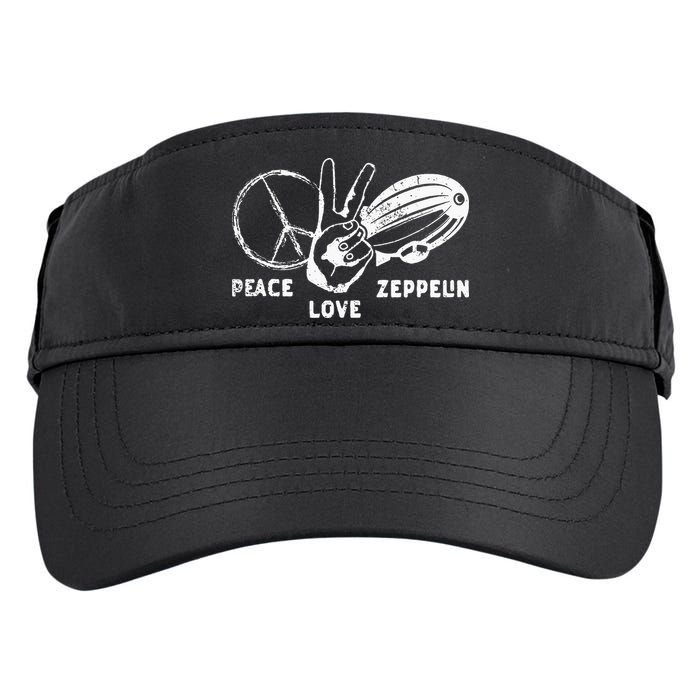 Retro Zeppelin 70s 80s Dirigible Airship Zepelin Zepplin Adult Drive Performance Visor