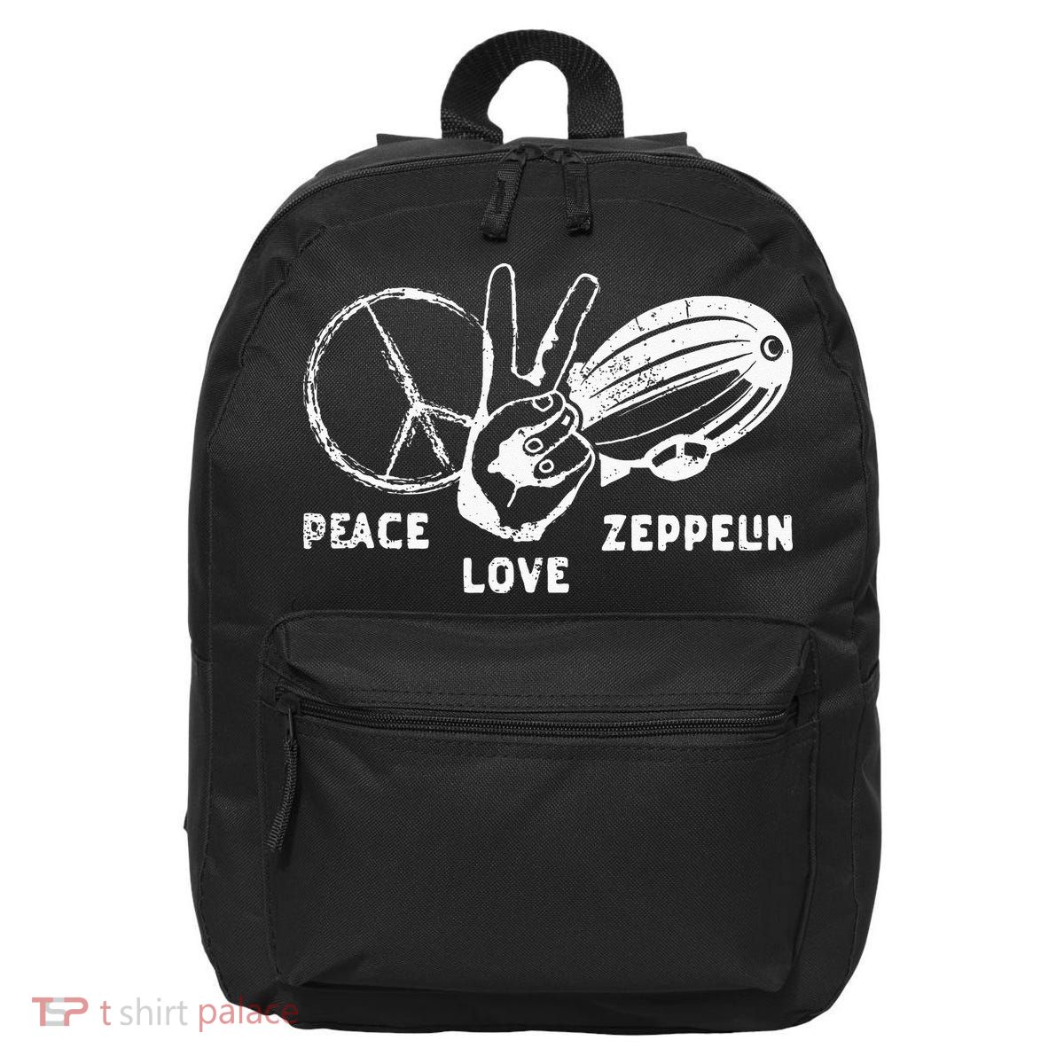 Retro Zeppelin 70s 80s Dirigible Airship Zepelin Zepplin 16 in Basic Backpack