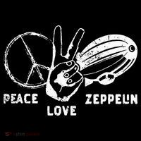 Retro Zeppelin 70s 80s Dirigible Airship Zepelin Zepplin Cooling Performance Long Sleeve Crew