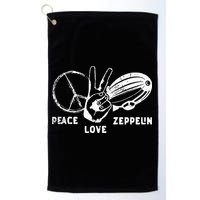 Retro Zeppelin 70s 80s Dirigible Airship Zepelin Zepplin Golf Towel