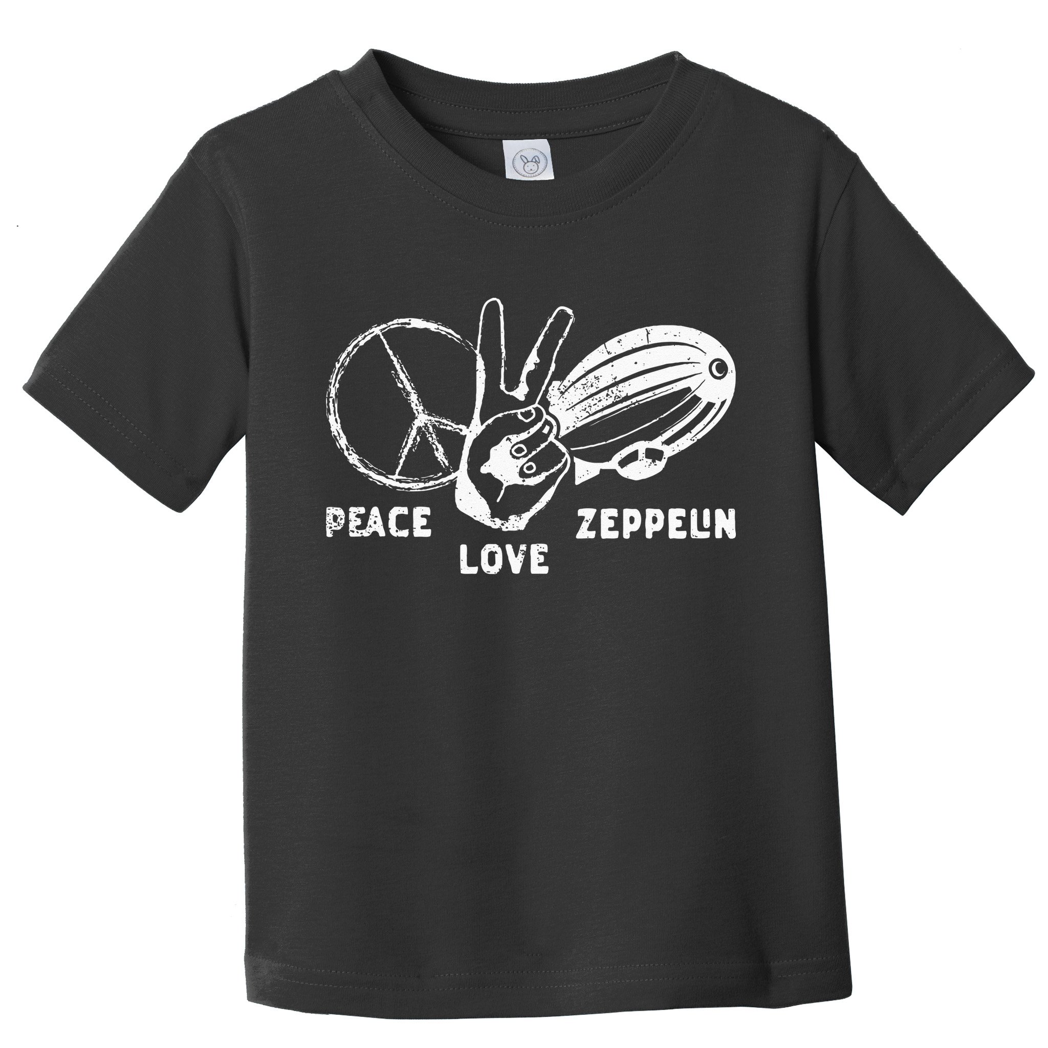 Retro Zeppelin 70s 80s Dirigible Airship Zepelin Zepplin Toddler T-Shirt