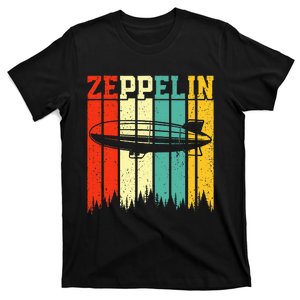 Retro Zeppelin 70s 80s Dirigible Airship Zepelin T-Shirt