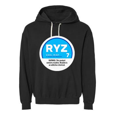 Ryz Zyn Blue Rizzberry To Rizz Packets Garment-Dyed Fleece Hoodie