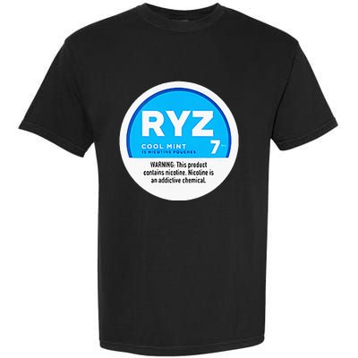 Ryz Zyn Blue Rizzberry To Rizz Packets Garment-Dyed Heavyweight T-Shirt